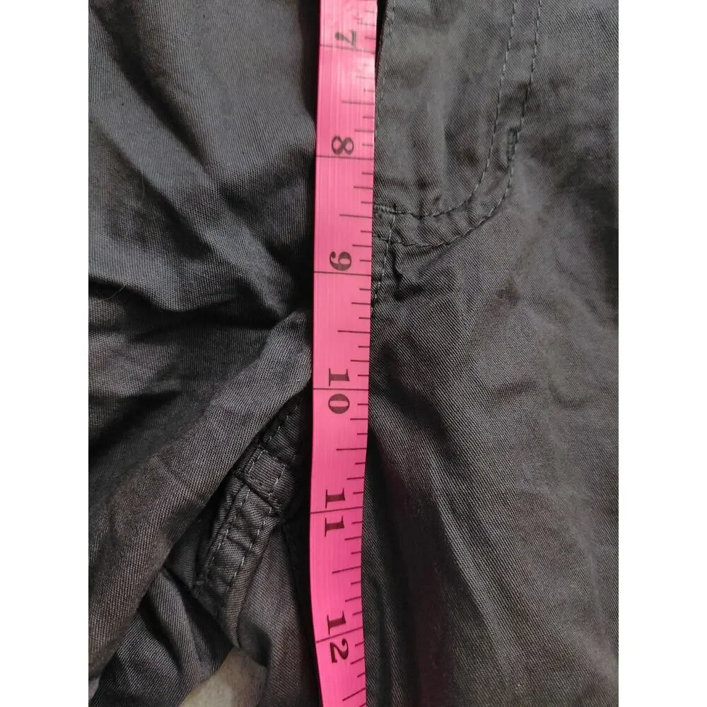 NWT Ecko Unltd Mens Belted Cargo Shorts Charcoal Grey 32 Cotton Twill Utility